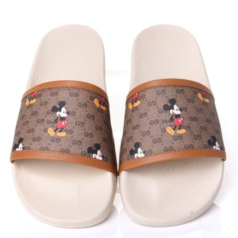 gucci mickey mouse slides|More.